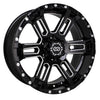 Enkei Commander 18x8.5 10mm Offset 6x139.7 Bolt Pattern 108 Bore Black Machined Wheel