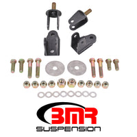 BMR 79-04 Fox Mustang Rear Coilover Conversion Kit w/o Control Arm Bracket - Black Hammertone