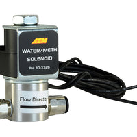 AEM Water/Methanol Injection System - High-Flow Low-Current WMI Solenoid - 200PSI 1/8in-27NPT In/Out