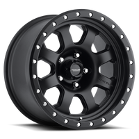 Raceline 928B Monster 17x9in / 5x127 BP / -12mm Offset / 83.82mm Bore - Satin Black Wheel