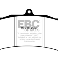 EBC Brakes Yellowstuff Performance Brake Pads