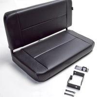 Rugged Ridge Fixed Rear Seat Black 55-95 Jeep CJ / Jeep Wrangler