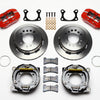 Wilwood Dynapro Low-Profile 11.00in P-Brake Kit - Red Big Ford 2.36in Offset