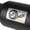 aFe Power Universal 5in Inlet 8in Outet MACH Force-XP Clamp-On Exhaust Tip - Black