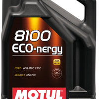 Motul 5L Synthetic Engine Oil 8100 5W30 ECO-NERGY - Ford 913C