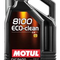 Motul 5L Synthetic Engine Oil 8100 0W30 4x5L ECO-CLEAN  ACEA C2 API SM ST.JLR 03.5007