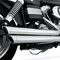 Vance & Hines HD Dyna 06-17 Bigshots Staggered Chrome PCX Full System Exhaust