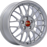 BBS RG-F 16x7 5x100 ET35 Sport Silver Wheel -70mm PFS/Clip Required