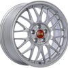 BBS RG-F 16x7 5x100 ET35 Sport Silver Wheel -70mm PFS/Clip Required