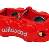 Wilwood Caliper-D8-4 Front Red 1.88in Pistons 1.25 Disc