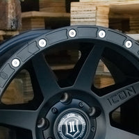 ICON 17in Compression/Alpha/Rebound Wheel Rock Ring Kit (20 Bolt)