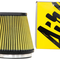 Airaid Universal Air Filter - Cone 6in F x 9x7-1/4in B x 6-1/4x3-3/4in T x 7in H - Synthaflow