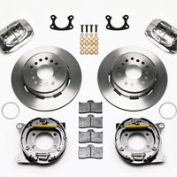 Wilwood Forged Dynalite P/S Park Brake Kit Polished Small Ford 2.66in Offset