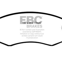 EBC 89-94 Nissan Skyline (R32) 2.0 GTE Bluestuff Front Brake Pads