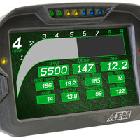 AEM CD-7 Non Logging GPS Enabled Race Dash Carbon Fiber Digital Display w/o VDM (CAN Input Only)