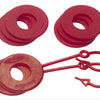 Daystar Red Locking D Ring Isolator w/Washer Kit