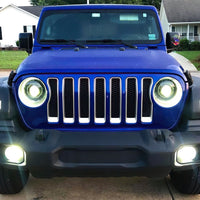 Oracle Jeep JL/Gladiator JT Oculus Bi-LED Projector Headlights - Amber/White Switchback SEE WARRANTY