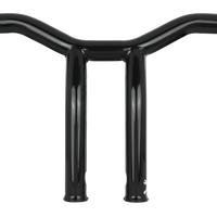 Burly Brand Dominator Raked Bar 10in - Gloss Black