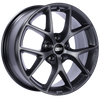 BBS SR 17x7.5 5x112 ET35 Satin Grey Wheel -82mm PFS/Clip Required