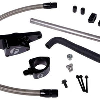 Fleece Performance 03-05 Auto Trans Cummins Coolant Bypass Kit w/ Stainless Steel Braided Line