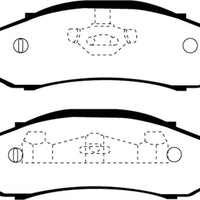 EBC 97-99 Jeep Cherokee 2.5 82mm High Rotors Ultimax2 Front Brake Pads