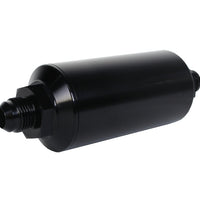 Aeromotive In-Line Filter - (AN -8 Male) 10 Micron Fabric Element Bright Dip Black Finish