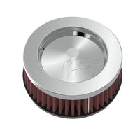 K&N Universal Round Clamp-On Air Filter 2in. Flange / 5-3/8in. OD / 2in. Height