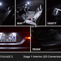 Diode Dynamics 16-22 Toyota Prius Interior LED Kit Cool White Stage 2