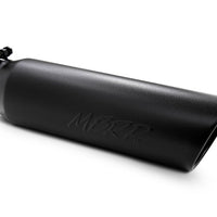 MBRP Universal 5in OD Angled Rolled End 4in Inlet 18in Lgth Black Finish Exhaust Tip