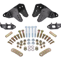 BMR 78-87 G-Body Rear Coilover Conversion Kit w/ Control Arm Bracket - Black Hammertone