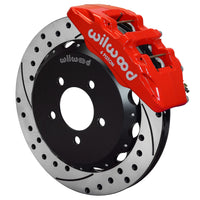 Wilwood Dynapro 6 Front Kit 12.88 x 1.00 Drilled Red