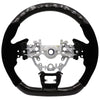 BLOX Racing 22+ Subaru Carbon/Alcantara Steering Wheel Black Stitching