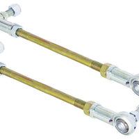 RockJock Adjustable Sway Bar End Link Kit 8 1/2in Long Rods w/ Heims and Jam Nuts pair