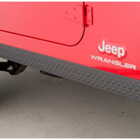 Bushwacker 97-06 Jeep Wrangler Trail Armor Side Rocker Panels - Black