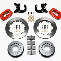 Wilwood Forged Dynalite P/S Rear Kit Red Chevy 12 Bolt-Spec 3.15in Brng