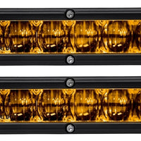 Rigid Industries 6in SR-Series Pro Dot / SAE Fog Lights (Pair) - Selective Yellow