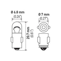 Hella Bulb 3899 24V 3W BA7s T2