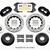 Wilwood Narrow Superlite 6R Front Hub Kit 14.00in Drilled WWE ProSpindle (5x4.75in 5x5.00in Hub)