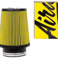 Airaid Universal Air Filter - Cone 4in Flange x 6in Base x 4-5/8in Top x 7in Height - Synthamax