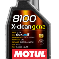 Motul 1L Synthetic Engine Oil 8100 X-CLEAN Gen 2 5W40