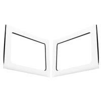 DEI 11-18 Jeep Wrangler JK 4-Door Boom Mat Rear Side Window Trim - 2 Piece - White