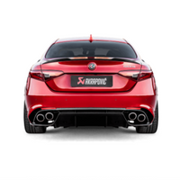 Akrapovic 17-19 Alfa Romeo Giulia Quadrifoglio Evolution Line Cat Back (Titanium)