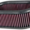 K&N Oval Air Filter - 8-7/8in L 5-1/4in W 3-1/4in H