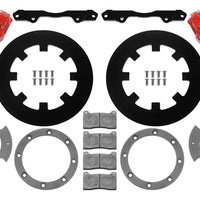 Wilwood 17-21 Can-Am X3RS Red 6-Piston Front Kit 11.25in - Undrilled Rotors