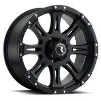 Raceline 981 Raptor 16x8in / 8x165.1 BP / 0mm Offset / 130.81mm Bore - Satin Black Wheel