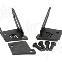 Rigid Industries Jeep JK - A-Pillar Mount Kit - Mounts set of Dually/D2