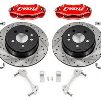 BMR 08-23 Dodge Challenger Brake Kit For 15in Conversion Red Calipers Demon/Redeye