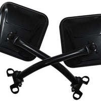 Rampage 1976-1983 Jeep CJ5 Mirror Kit - Black