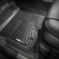 Husky Liners 11-12 Jeep Wrangler Unlimited (4 Door) WeatherBeater 2nd Row Black Floor Liners