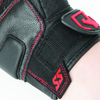 Speed and Strength Twist of Fate Leather Gloves Black/Red - Small